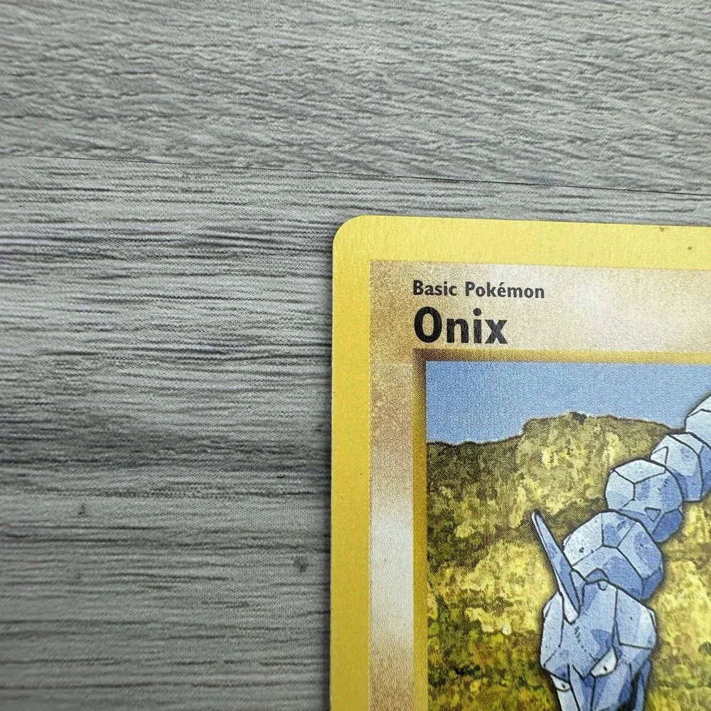 Pokemon Onix 56/102 Shadowless Base Set Common WOTC 1999 Near Mint